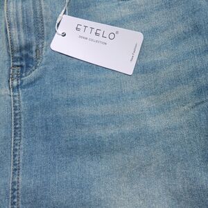 Blue A-Line Midi Skirt with Slit for Casual Wear